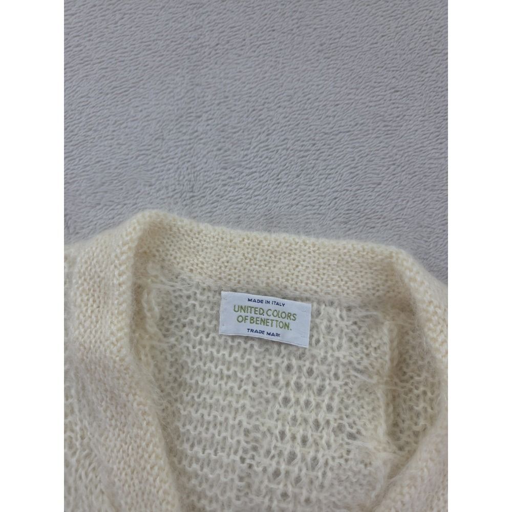 Vintage Colors of Benetton Mohair‎ Cardigan Sweater Womens XS Wool Button - Picture 6 of 10